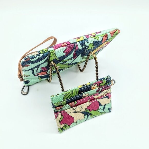 Sakroots Multicolor Jute Cotton Wristlet & Card Holder - Picture 4 of 7